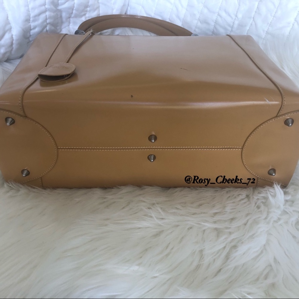 Christian Dior Malice Vintage Tote Bag Camel Tan - Picture 7 of 13